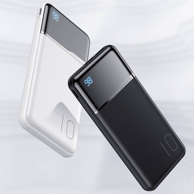 Portable Power Bank with Digital Display Best Sellers Phone Accessories cb5feb1b7314637725a2e7: Black|White