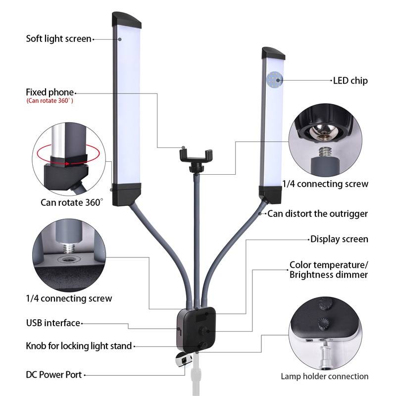 LED Light Lamp for Phone Camera
