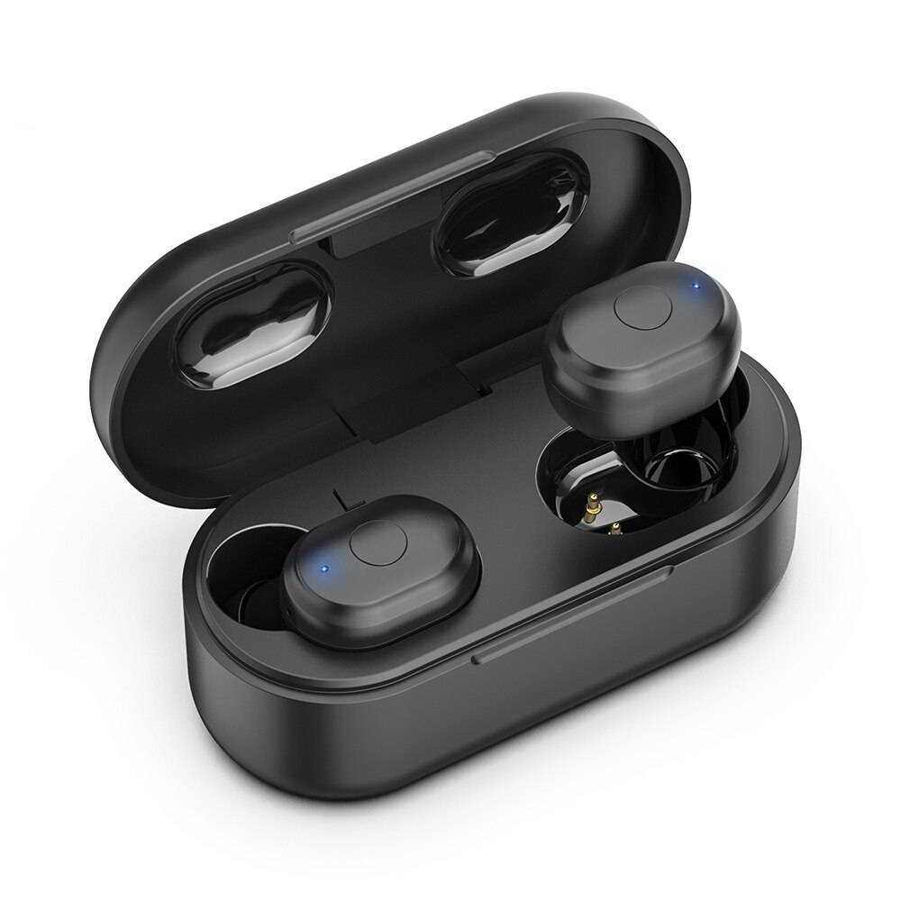 Black Bluetooth Earphones with Dual Mic EMG EDGE
