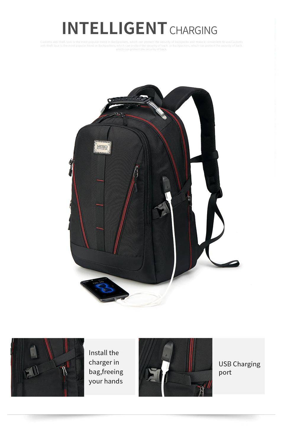 Waterproof USB-Charging Travel Backpack - EMG EDGE