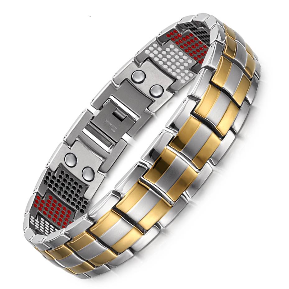 Men Silver Bracelet EMG EDGE