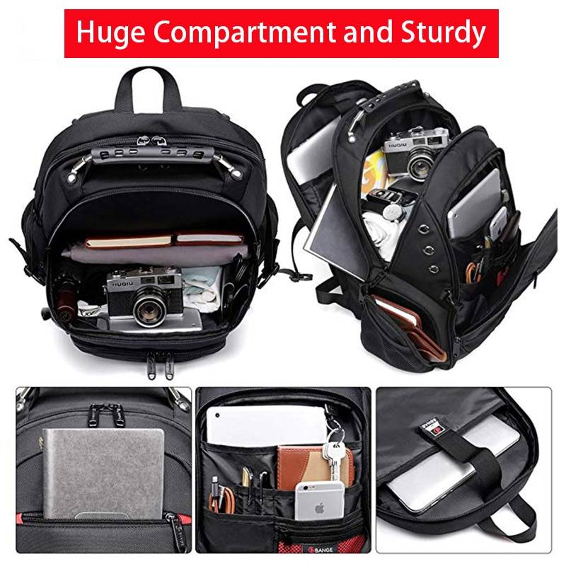 Travel Backpack USB Anti theft Camping Bags & Backpacks cb5feb1b7314637725a2e7: 1902black|1903black|BG1901-BLACKCOVER|Black